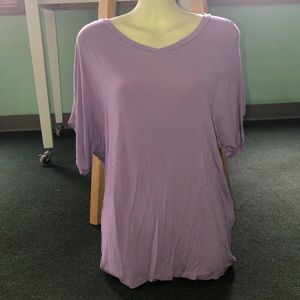Purple Casual Blouse
